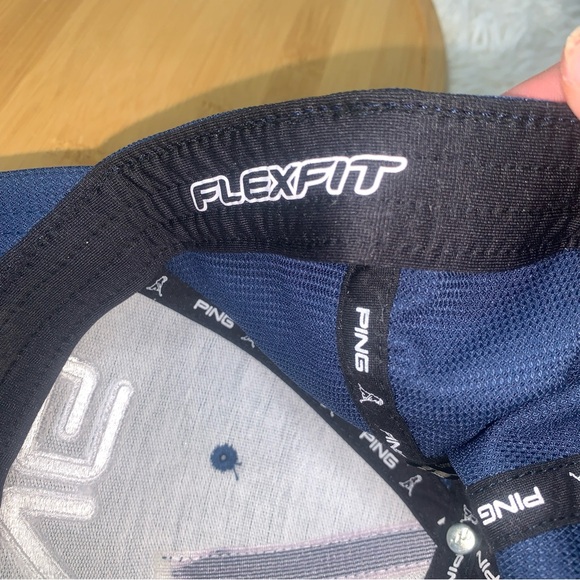 Ping Cap Hat Golf Fitted S-M G30 Flexfit Sensorcool Blue w/ White - Picture 8 of 10